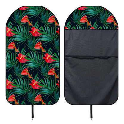 Hawaiian Tropical Flowers Pattern Print Waterproof Car Seat Cover