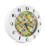 Hawaiian Tropical Fruits Pattern Print Alarm Clock