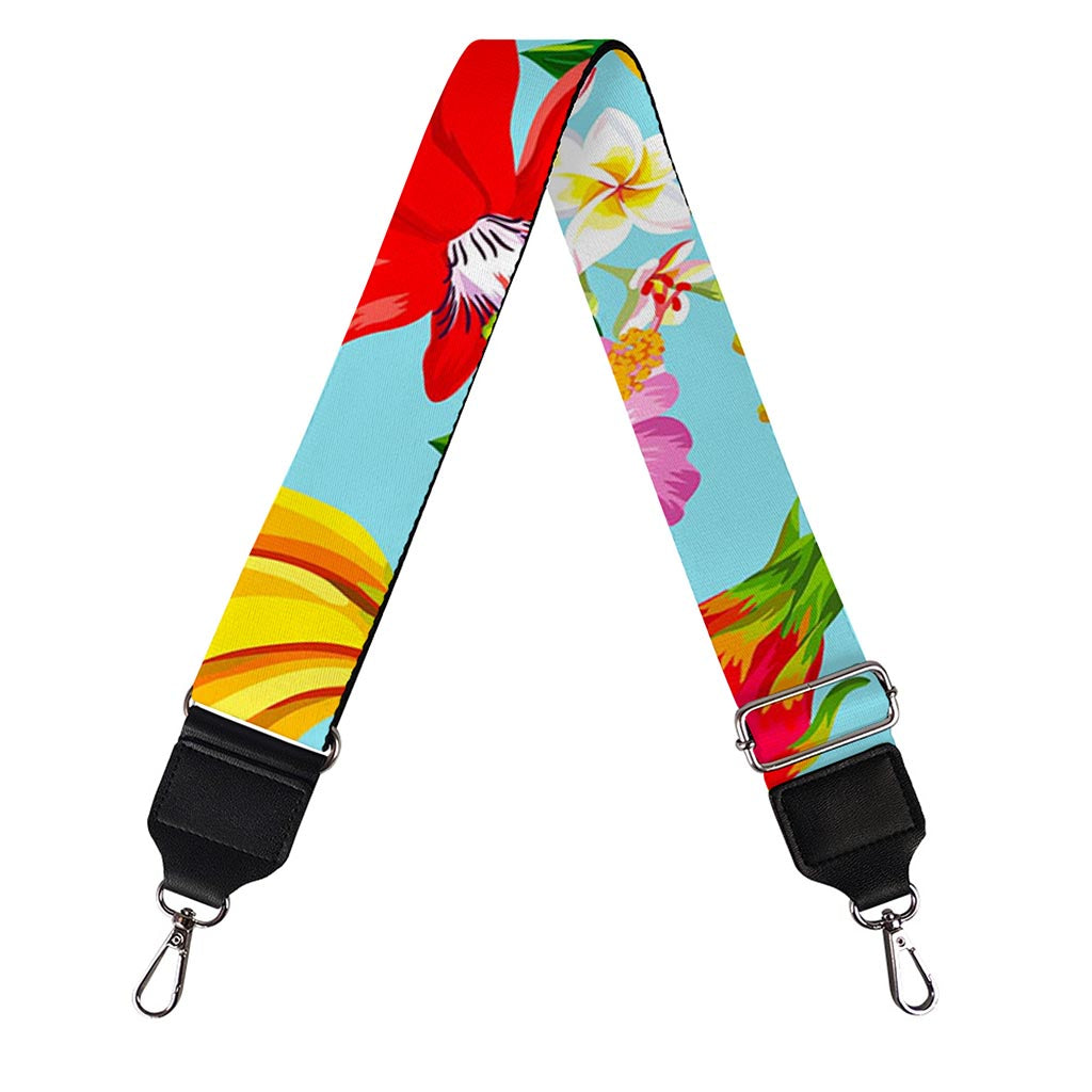 Hawaiian Tropical Fruits Pattern Print Bag Strap