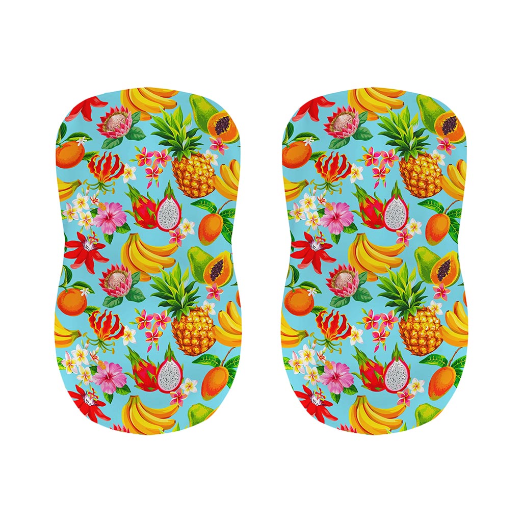 Hawaiian Tropical Fruits Pattern Print Bar Stool Covers