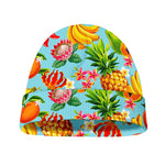 Hawaiian Tropical Fruits Pattern Print Beanie