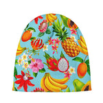 Hawaiian Tropical Fruits Pattern Print Beanie