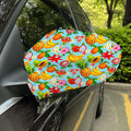 Hawaiian Tropical Fruits Pattern Print Car Side Mirror Covers