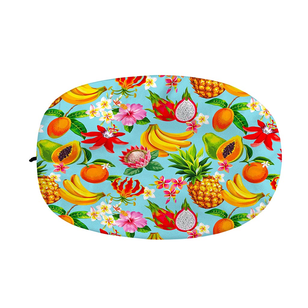 Hawaiian Tropical Fruits Pattern Print Car Side Mirror Covers