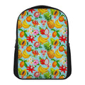 Hawaiian Tropical Fruits Pattern Print Casual Backpack