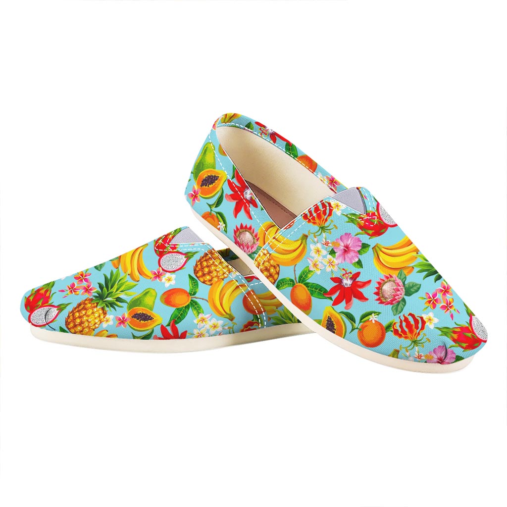 Hawaiian Tropical Fruits Pattern Print Casual Shoes