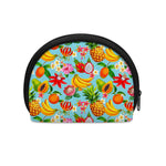 Hawaiian Tropical Fruits Pattern Print Coin Purse