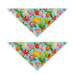 Hawaiian Tropical Fruits Pattern Print Dog Bandana