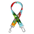 Hawaiian Tropical Fruits Pattern Print Dog Seat Belt