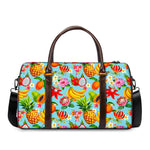Hawaiian Tropical Fruits Pattern Print Duffle Bag
