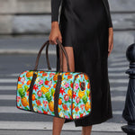Hawaiian Tropical Fruits Pattern Print Duffle Bag