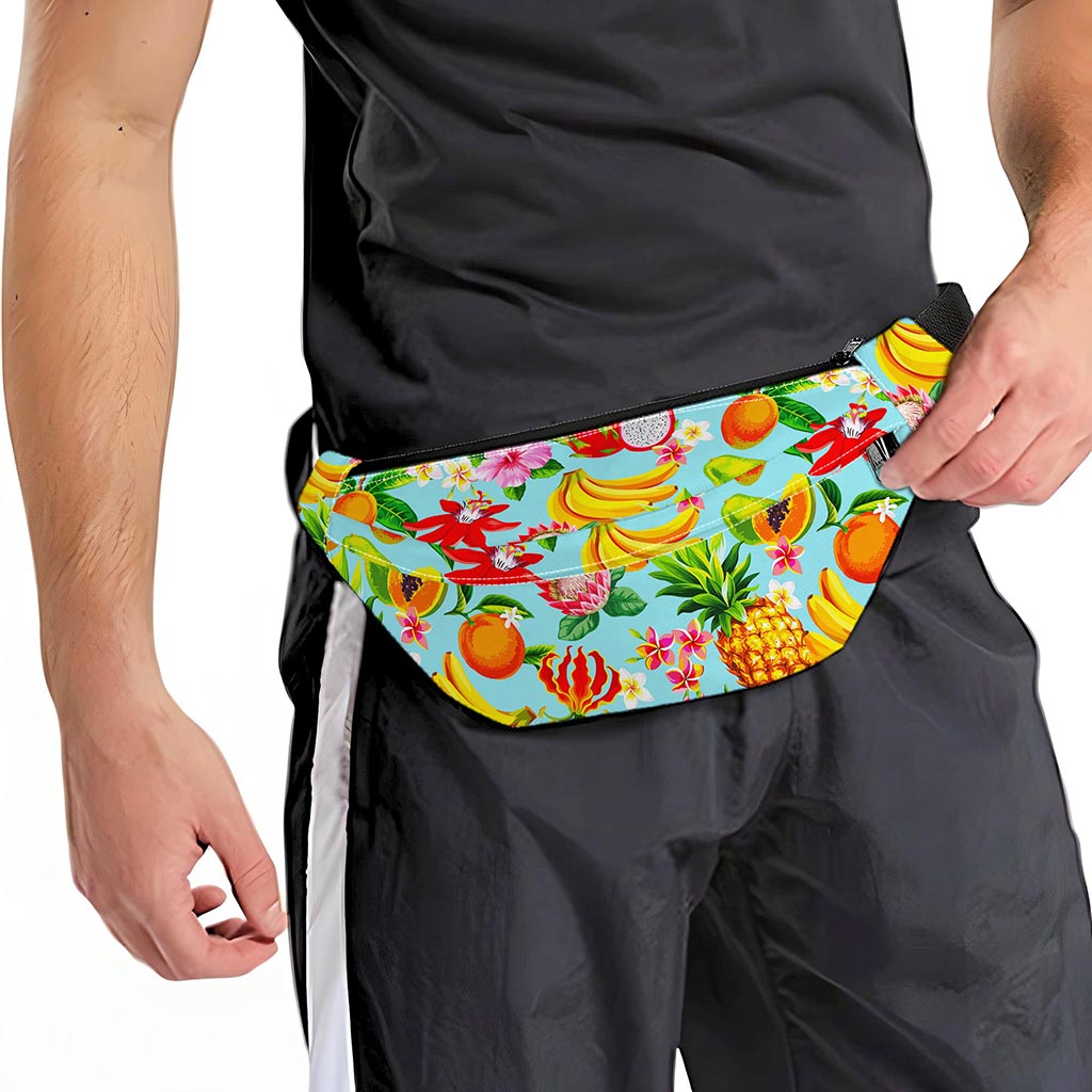 Hawaiian Tropical Fruits Pattern Print Fanny Pack