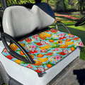 Hawaiian Tropical Fruits Pattern Print Golf Cart Seat Cover
