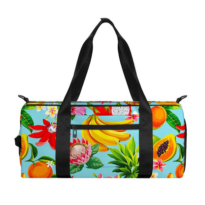 Hawaiian Tropical Fruits Pattern Print Gym Bag