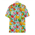 Hawaiian Tropical Fruits Pattern Print Hawaiian Shirt