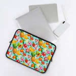 Hawaiian Tropical Fruits Pattern Print Laptop Sleeve