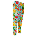 Hawaiian Tropical Fruits Pattern Print Men's Compression Pants