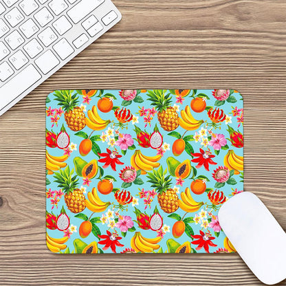 Hawaiian Tropical Fruits Pattern Print Mouse Pad