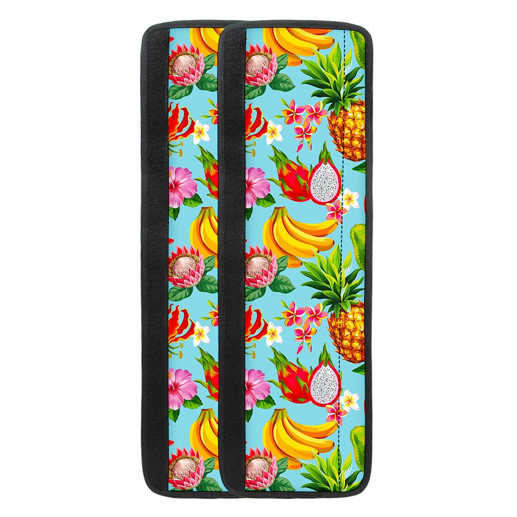 Hawaiian Tropical Fruits Pattern Print Refrigerator Handle Covers