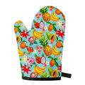 Hawaiian Tropical Fruits Pattern Print Single Oven Mitt