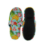 Hawaiian Tropical Fruits Pattern Print Slippers
