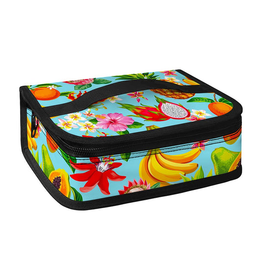 Hawaiian Tropical Fruits Pattern Print Small Lunch Bag