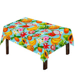 Hawaiian Tropical Fruits Pattern Print Tablecloth