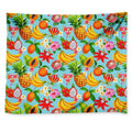 Hawaiian Tropical Fruits Pattern Print Tapestry