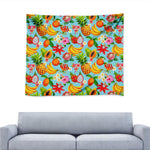 Hawaiian Tropical Fruits Pattern Print Tapestry