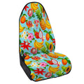 Hawaiian Tropical Fruits Pattern Print Waterproof Car Seat Cover