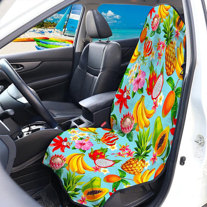 Hawaiian Tropical Fruits Pattern Print Waterproof Car Seat Cover