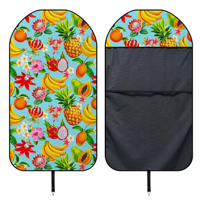 Hawaiian Tropical Fruits Pattern Print Waterproof Car Seat Cover