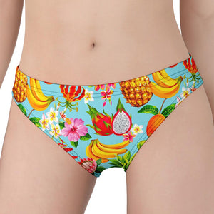 Hawaiian Tropical Fruits Pattern Print Women's Panties