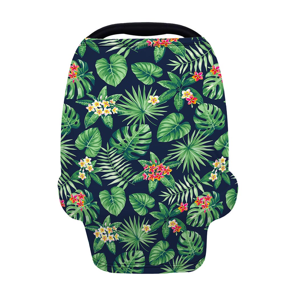 Hawaiian Tropical Leaves Pattern Print Baby Seat Cover