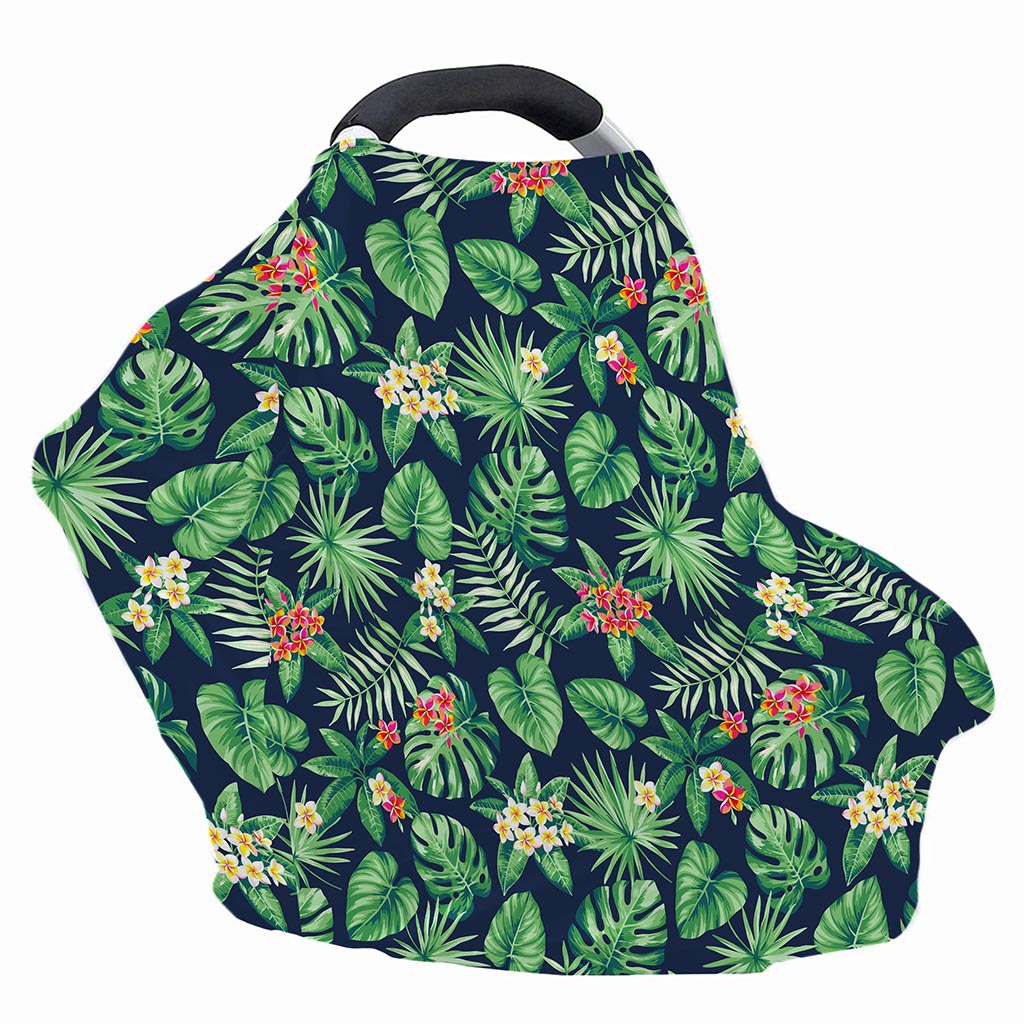 Hawaiian Tropical Leaves Pattern Print Baby Seat Cover