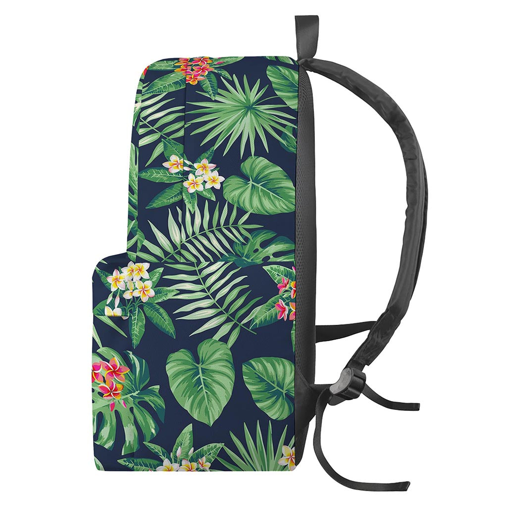 Hawaiian Tropical Leaves Pattern Print Backpack