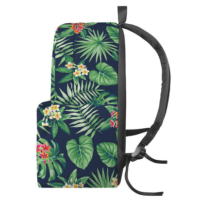 Hawaiian Tropical Leaves Pattern Print Backpack