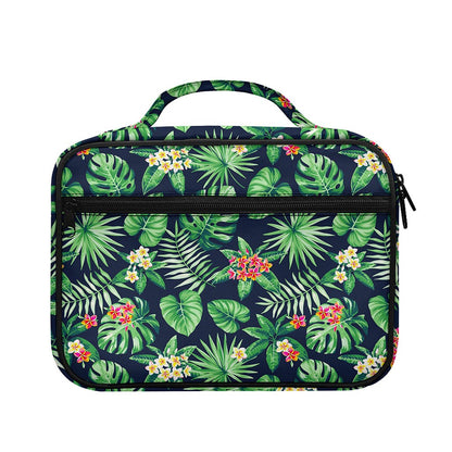 Hawaiian Tropical Leaves Pattern Print Briefcase Bible Bag