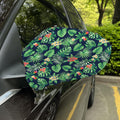 Hawaiian Tropical Leaves Pattern Print Car Side Mirror Covers