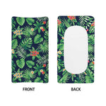 Hawaiian Tropical Leaves Pattern Print Changing Pad Cover