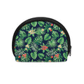 Hawaiian Tropical Leaves Pattern Print Coin Purse