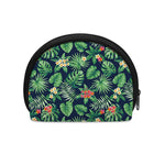 Hawaiian Tropical Leaves Pattern Print Coin Purse