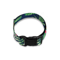 Hawaiian Tropical Leaves Pattern Print Dog Collar