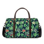 Hawaiian Tropical Leaves Pattern Print Duffle Bag