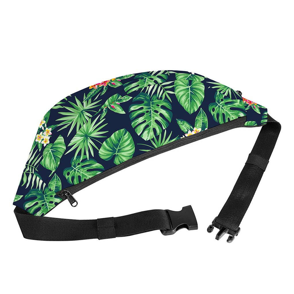 Hawaiian Tropical Leaves Pattern Print Fanny Pack