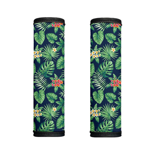 Hawaiian Tropical Leaves Pattern Print Handle Covers