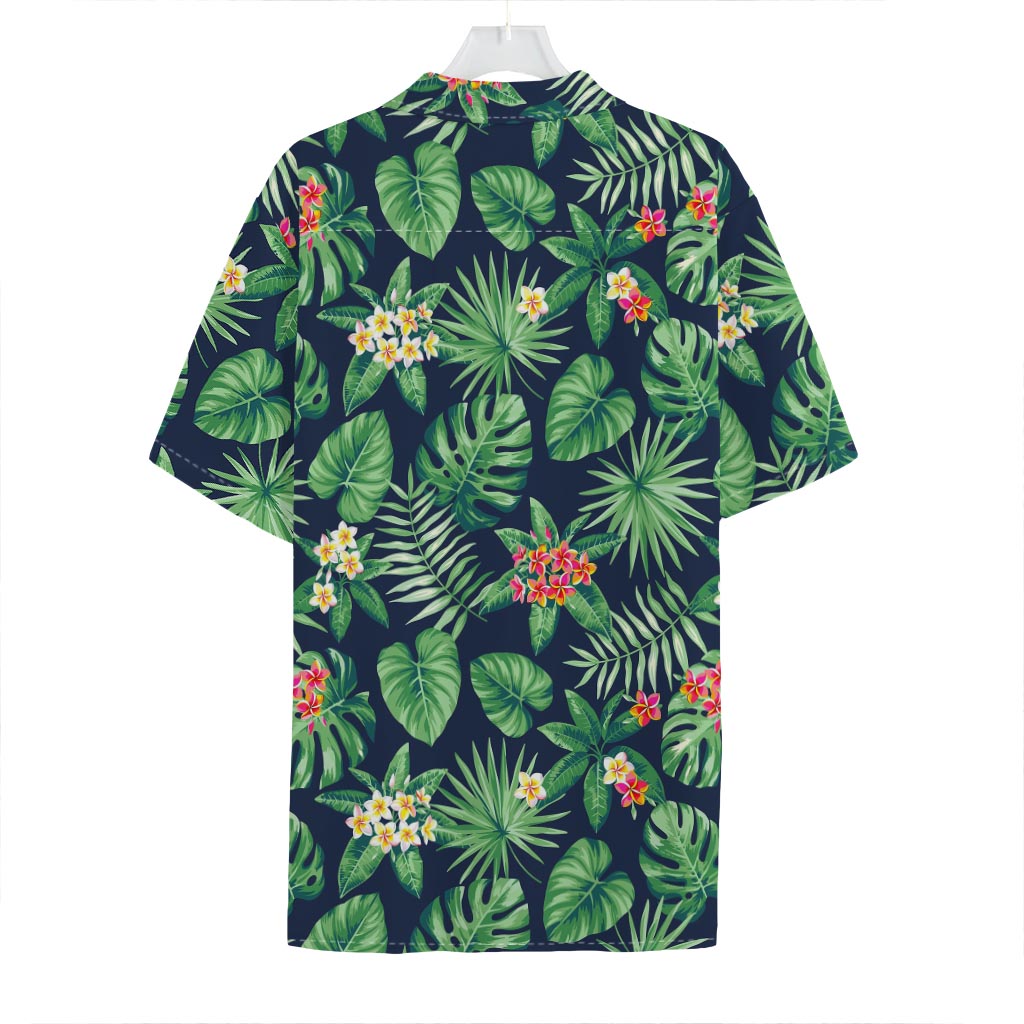 Hawaiian Tropical Leaves Pattern Print Hawaiian Shirt