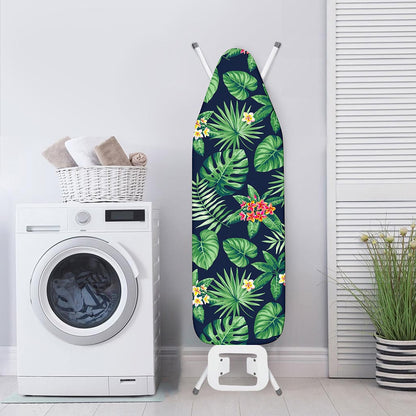 Hawaiian Tropical Leaves Pattern Print Ironing Board Cover