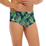 Hawaiian Tropical Leaves Pattern Print Men's Briefs