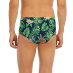 Hawaiian Tropical Leaves Pattern Print Men's Briefs